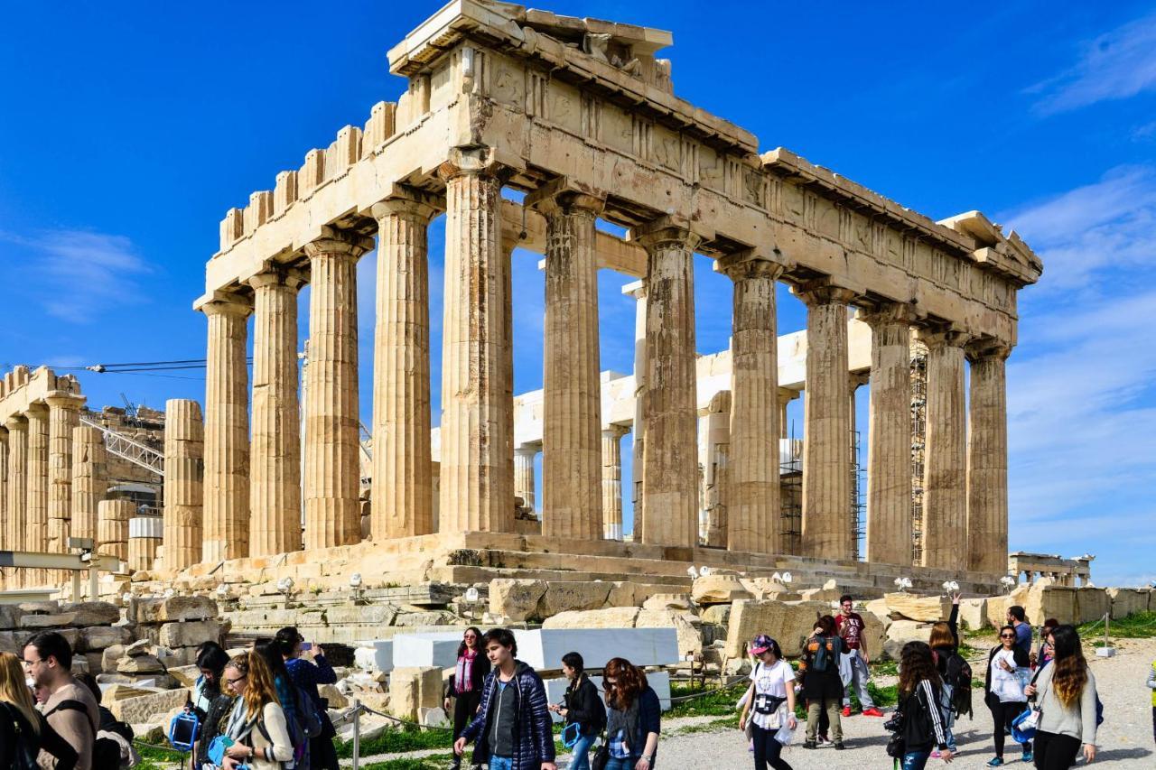 Apartamento Athens Cozy Studio 4 Min Walk To The Acropolis Hil Exterior foto